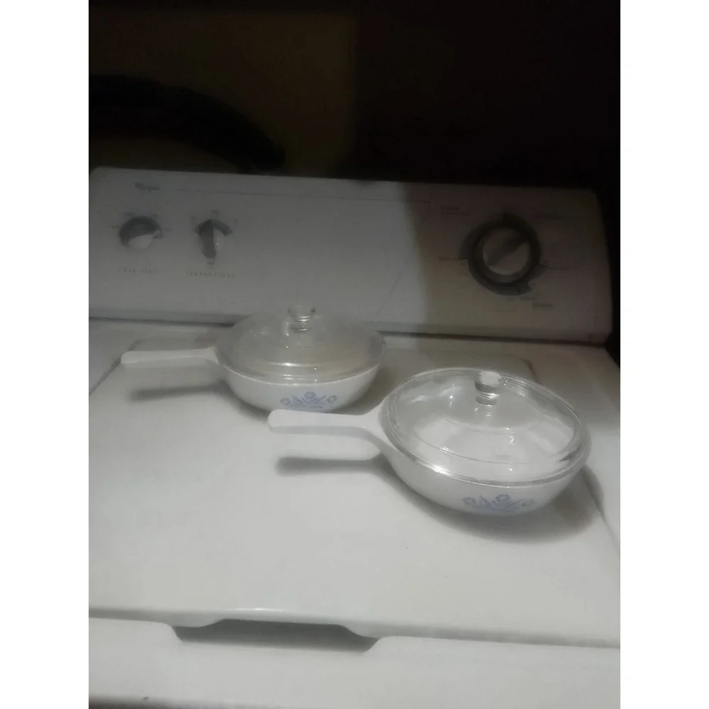Lot Of 2 VTG Corelle Corning Blue CoenflowerU.S.A 6-1/2